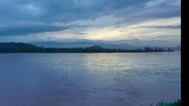 湄公河河<strong>th</strong>ai-laos边境蒋介石萨区泰国